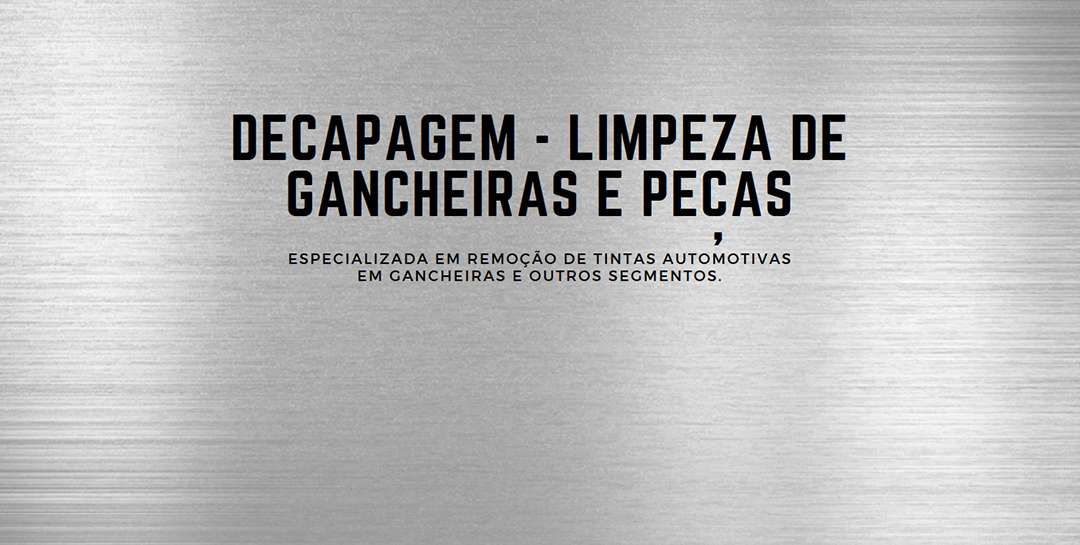 Limpeza de Gancheiras